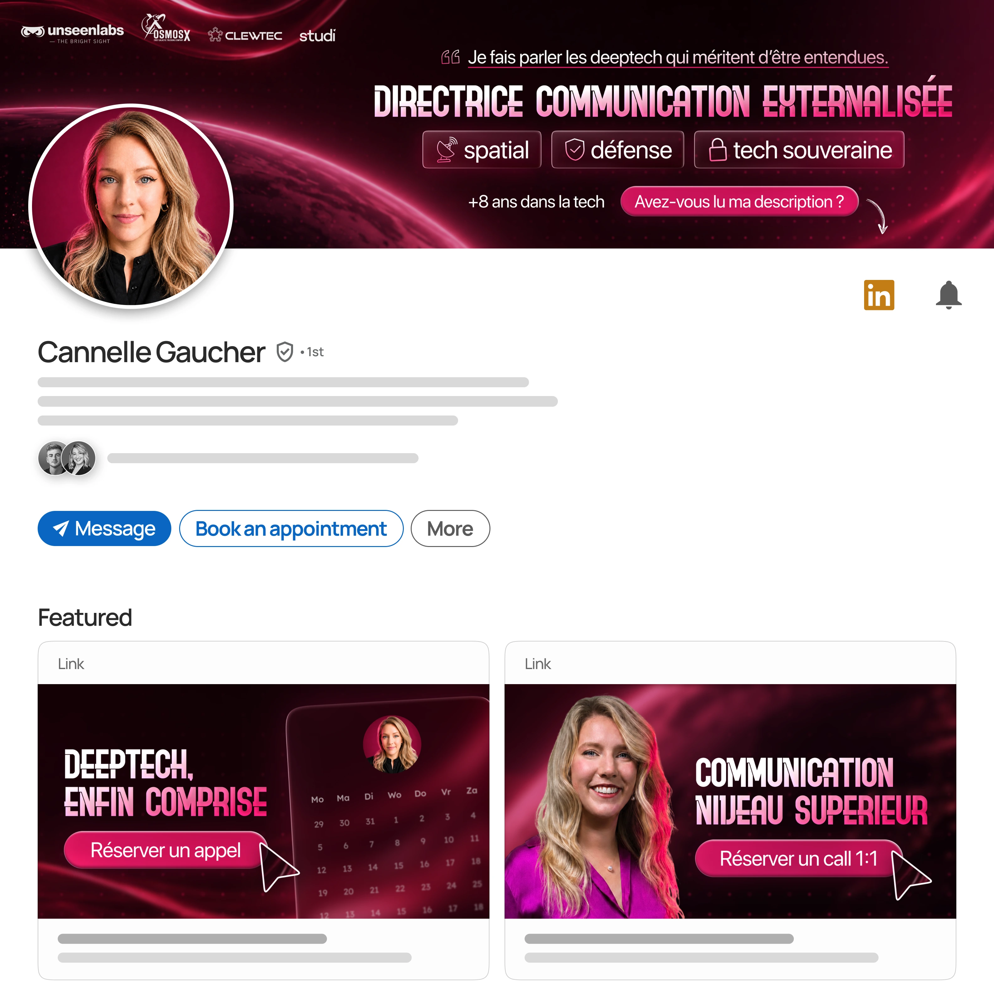 LinkedIn profile redesign