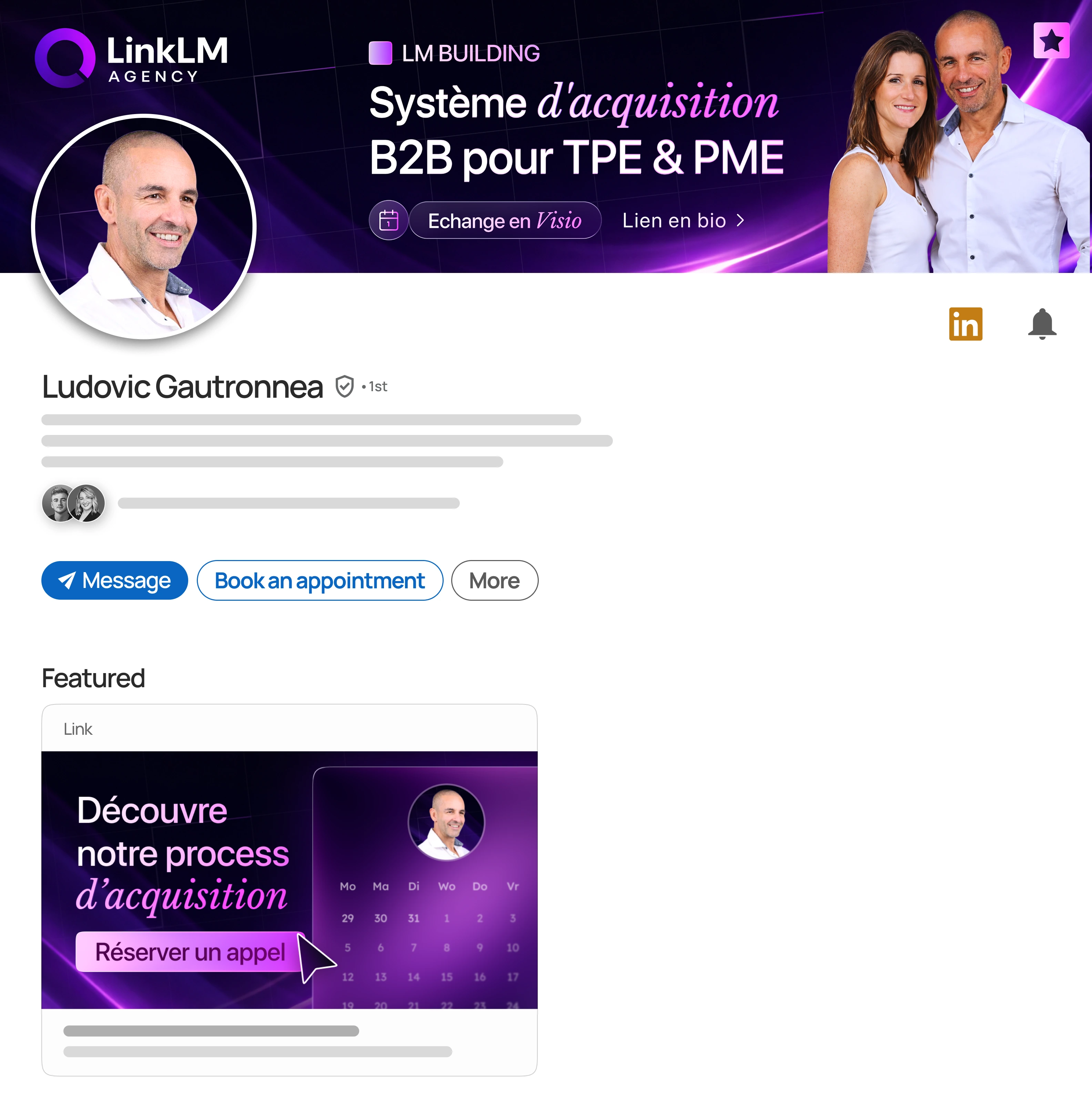 LinkedIn profile redesign