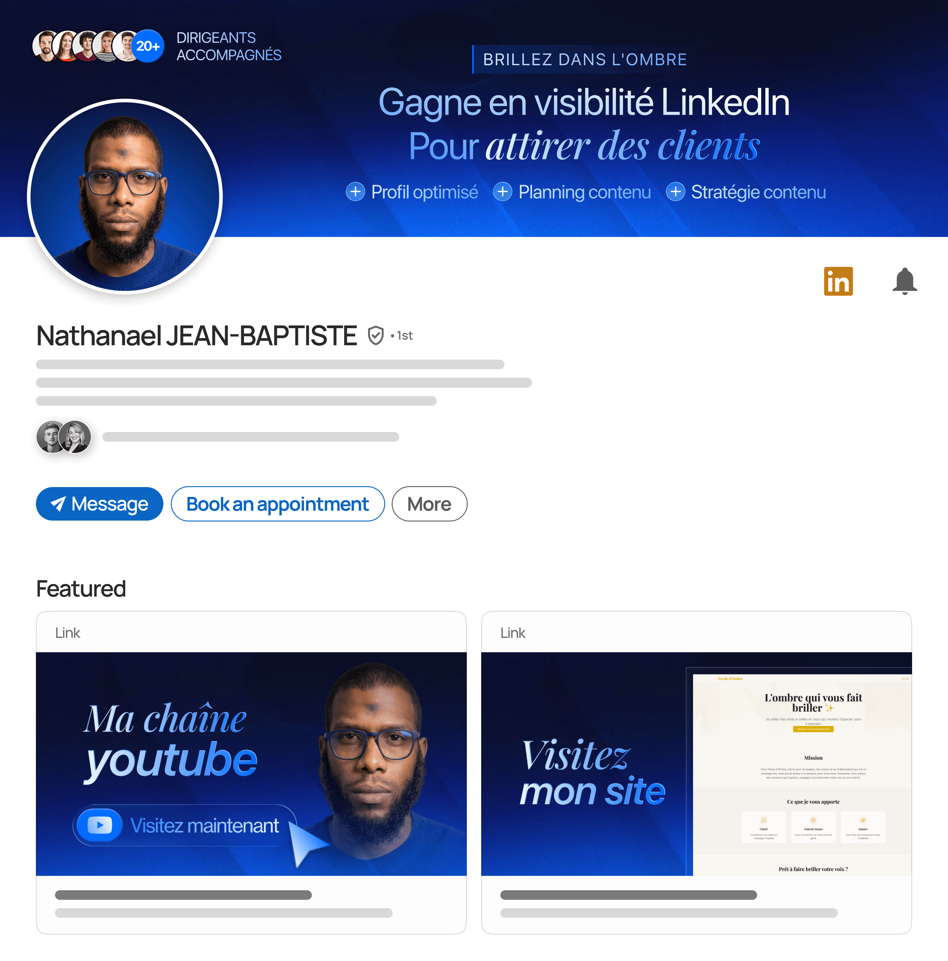 LinkedIn profile redesign