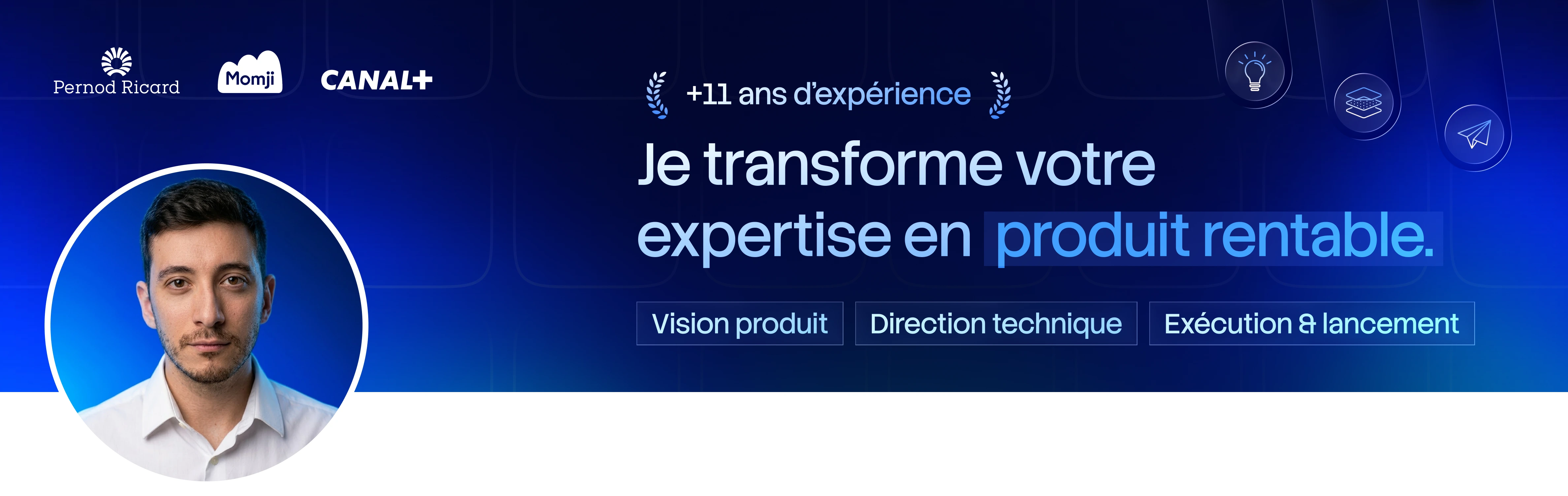 LinkedIn header preview