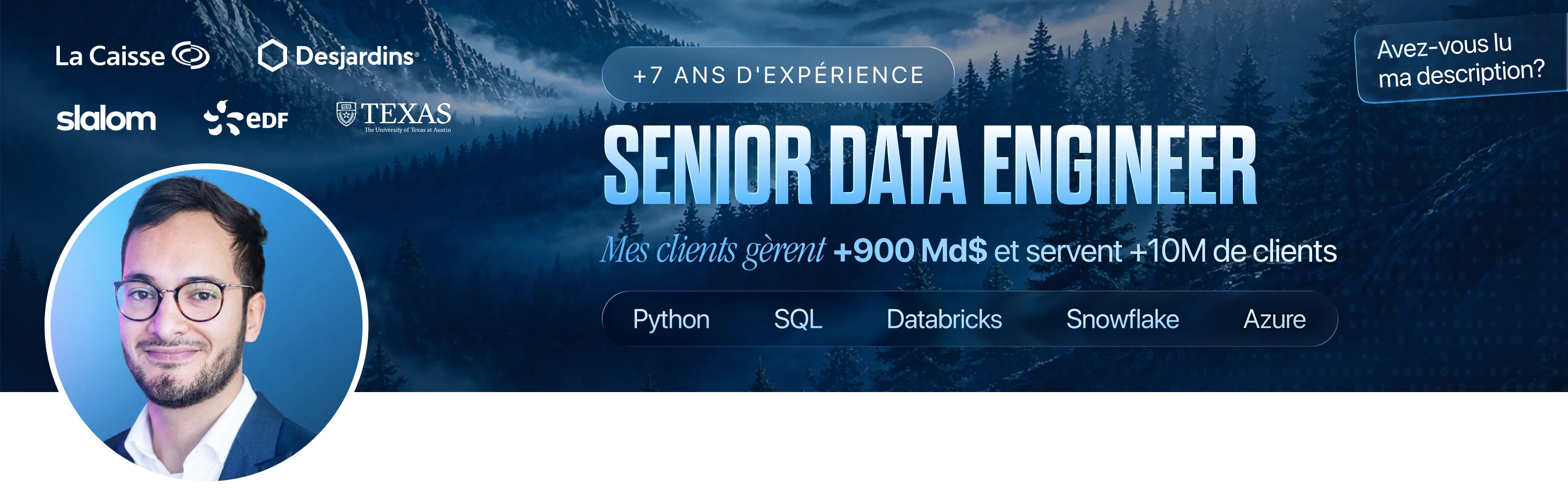LinkedIn header preview